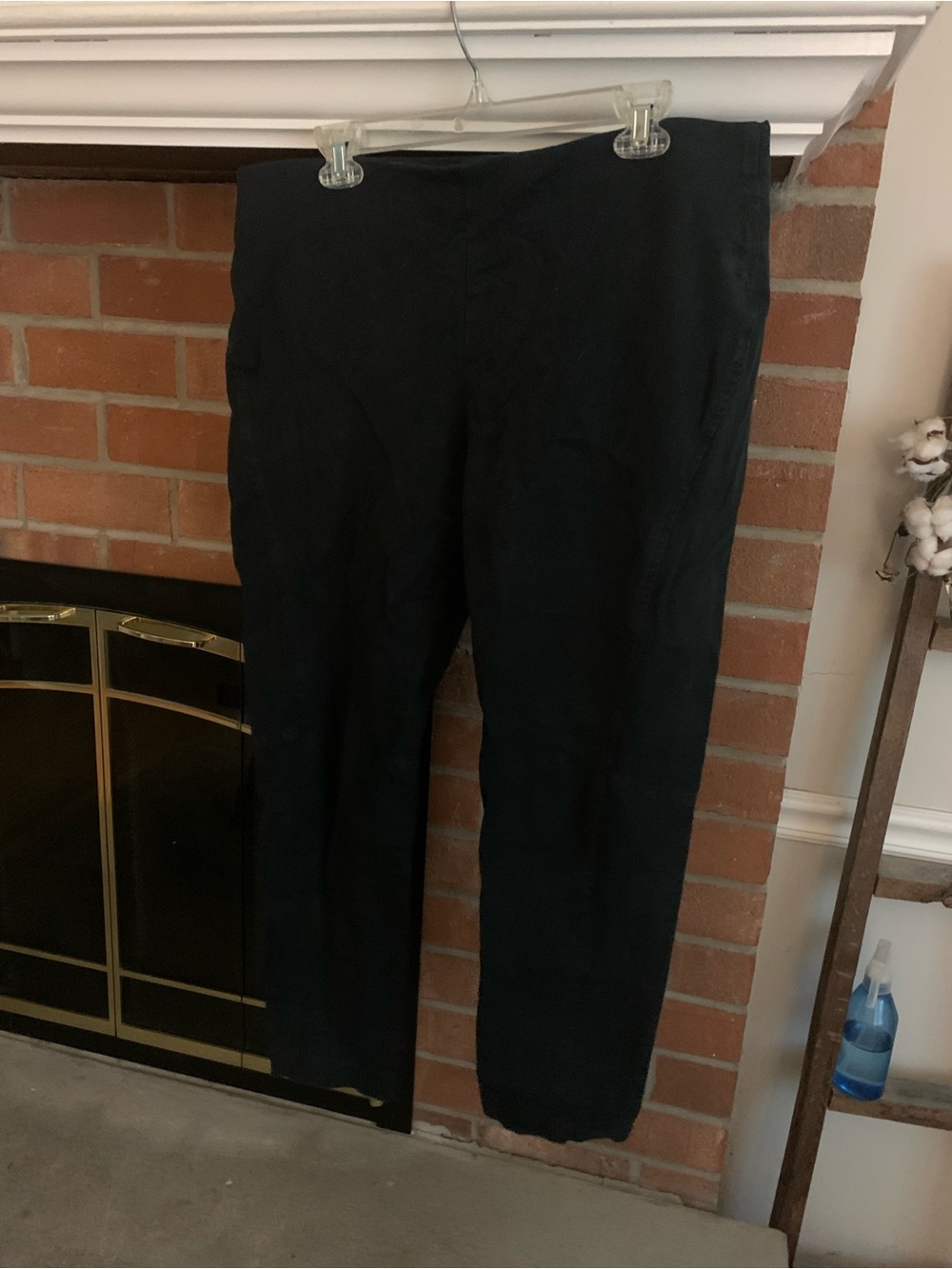 Ralph Lauren Navy Blue Straight-Leg Pants